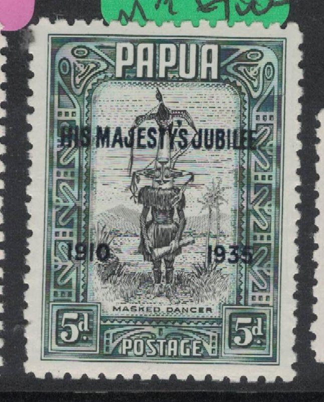 Papua SG 153a Accent Flaw MOG (3far)