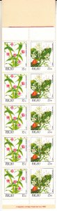 Palau 1987-88 MNH Sc 133b 15c Limnophila aromatica, 25c Fagraea ksid Complete...