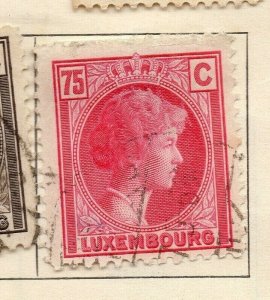 Luxemburg 1926-27 Early Issue Fine Used 75c. NW-191813