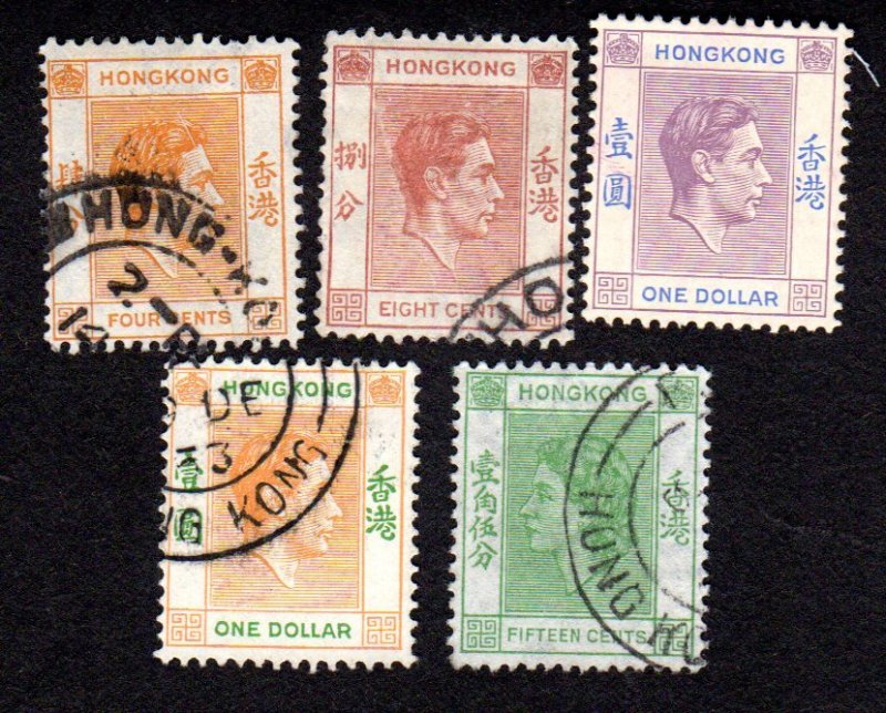Hong Kong Scott # 156-187. used, 2019, CV = $ 12.75, Lot 250101