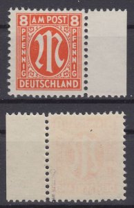 Germany 1945 Sc#3N6 Mi#21 C mnh signed BPP (AB1188)