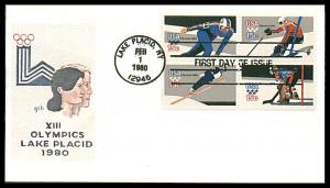 #1795-98 Winter Olympics Bittings FDC