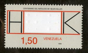 VENEZUELA 1243 MNH BIN $.90 HELEN KELLER