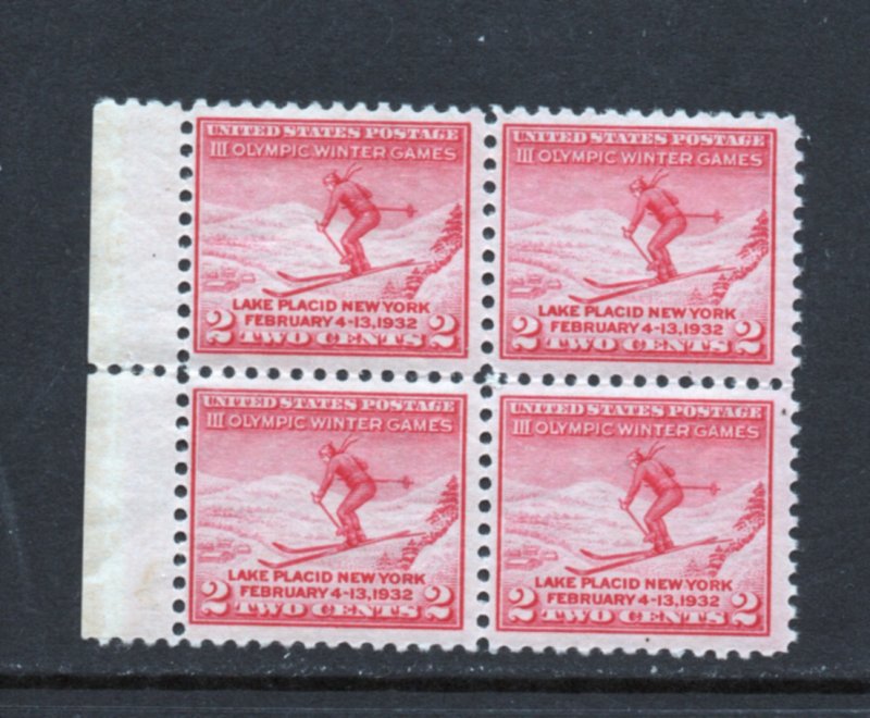 Scott#  716  unused MNH  OG block of 4