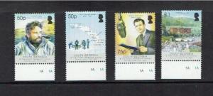 South Georgia: 2005 Duncan Cane, Commemoration, (Broadcaster)   MNH set 