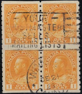 CANADA 126a FVF+ Used Blk/4 (32420) 