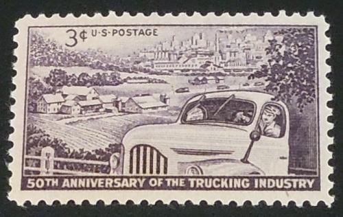 1953 3c Trucking Industry Scott 1025 Mint NH