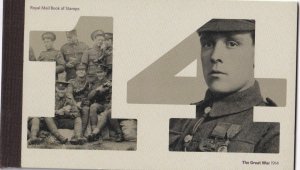 GB SG DY11 THE GREAT WAR 1914 PRESTIGE BOOKLET BUY NOW AT FACE £10.35