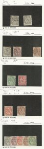 France Office Crete, Postage Stamp, #1-5 Mint & Used, 1902, JFZ