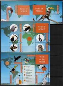 GAMBIA Sc 3896-99 NH issue of 2018 - BIRDS