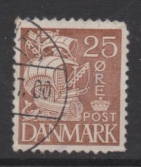 Denmark  Scott#  234  used single