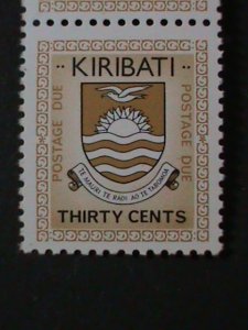 ​KIRIBATI 1981-SC# J3-POSTAGE DUE STAMPS-IPAIRS MNH-LAST ONE-VERY FINE
