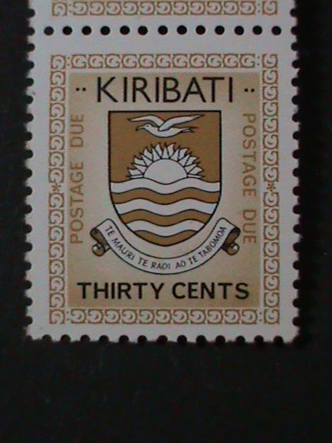 ​KIRIBATI 1981-SC# J3-POSTAGE DUE STAMPS-IPAIRS MNH-LAST ONE-VERY FINE