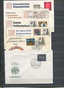 Berlin registered covers plus  FDC  cards