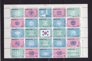 Korea 756-780 Set MNH UN Organizations (A)