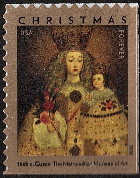 SC#5525 (55¢) Our Lady of Guapulo: Madonna and Child Booklet Single (2020) SA