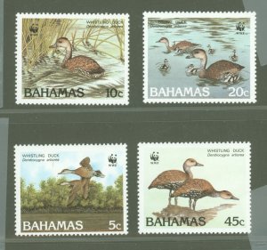 Bahamas #492-495  Single (Complete Set) (Ducks) (Fauna)