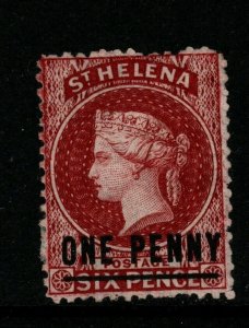 ST.HELENA SG8 1871 1d LAKE UNUSED