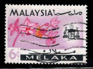 Malaysia Malacca Scott 70 Used Flower stamp