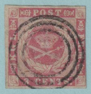 Danish West Indies 2 1866 Used No Faults VERY Fine! CMP 