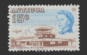 ANTIGUA ISLAND STAMP 1966. SCOTT # 175. USED.