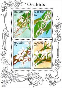 Malawi - 1990 Orchids MS MNH** SG MS852