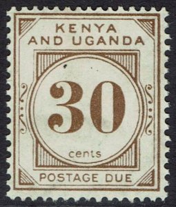 KENYA UGANDA AND TANGANYIKA 1928 POSTAGE DUE 30C