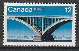 1977 Canada - Sc 737 - MNH VF - 1 single - Peace Bridge