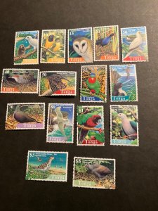 Tonga Scott #992-1006 never hinged