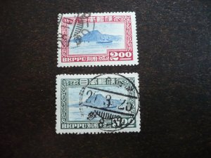 Stamps - Japan - Scott# 446-447 - Used Set of 2 Stamps