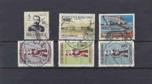 Mozambique 1951-3 USED nice lot Sc#358-63 MF#382-7 SG#466-71 YT#413-8 Mi#411-6