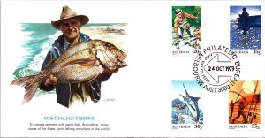 Australia 1979 FDC - Australian Fishing - Melbourne - J8740