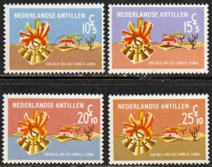 Netherlands Antilles Sc #B85-B88 Mint Hinged