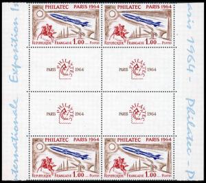 France 1100 Mint (NH) Block of 4