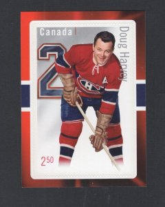 Canada #2789 (2014 Doug Harvey Hockey Card stamp  VFMNH CV $5.00