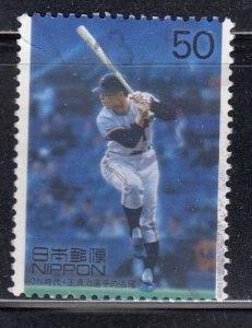 Japan 2000 Sc#2700a Oh Sadaharu, Baseball Player of Tokyo Yomiuri Giants Used