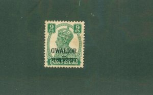 INDIA-GWALIOR  STATE 102 USED BIN$ 0.50