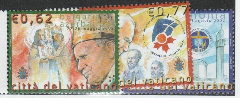 VATICAN ITY #1253-5 MINT NEVER HINGED COMPLETE