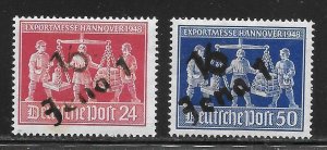 GERMANY-SOVIET ZONE - BEZIRKSHANDSTEMPEL BEZIRK 16 -IV a-b - F VF NH - SIGNED