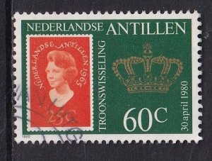 Netherlands Antilles #455 used 1980 Abdication Juliana  60c