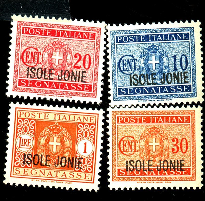 IONIAN IS NJ1-4 MINT FVF OG NH Cat $13