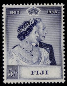 FIJI GVI SG271, 5s violet blue, NH MINT. Cat £14.