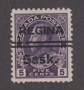 Canada Precancel REGINA 2-112a