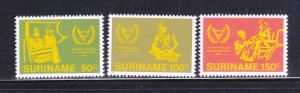 Surinam 580-582 Set MNH International Year of the Disabled