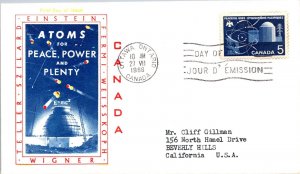Canada 1966 FDC - Atom For Peace, Power & Plenty - Ottawa, Ont - J3912