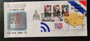 First Day Cover (FDC) dedicated to the 1994 FIFA World Cup in the United ...