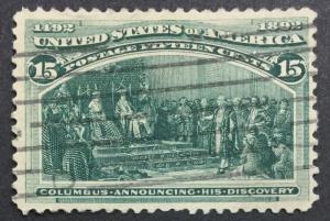 MOMEN: US #238 USED $85 #2452