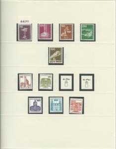 1961-1985 Berlin Unused Never Hinged Stamp Collection In Safe Album