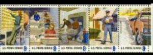 US Stamp #1489-1498 MNH - Postal People 2 Se-Tenant Strips of 5