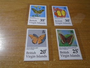 Virgin Islands  #  714-17  MNH  Butterflies